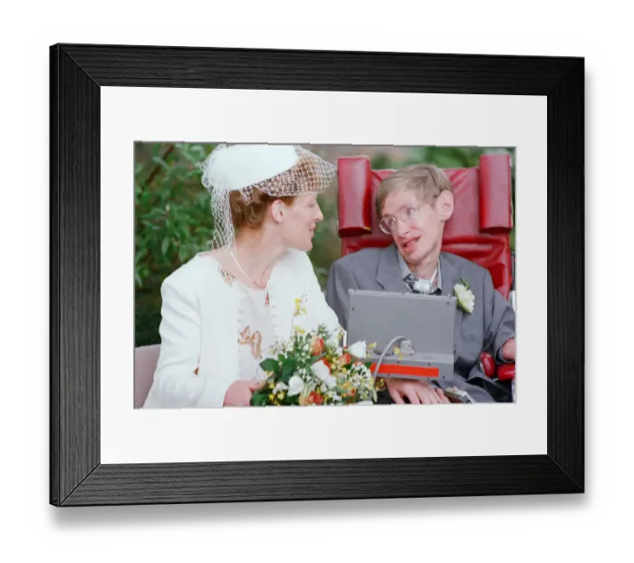 Framed Print : Stephen Hawking, CH, CBE, FRS, FRSA (born 8 January 1942) theoretical physicist