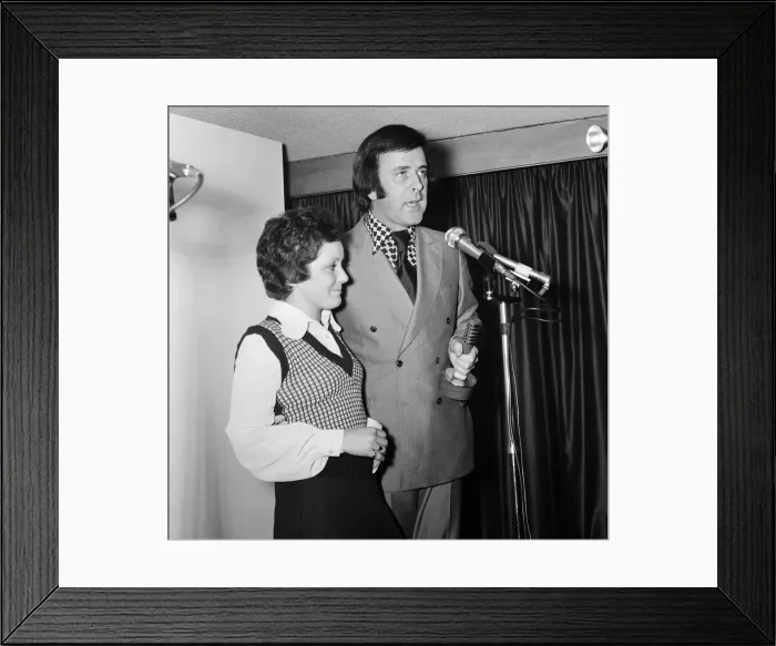 Framed Print : Readers of New Reveille have voted Terry Wogan the top spot in the Radio 2 DJ
