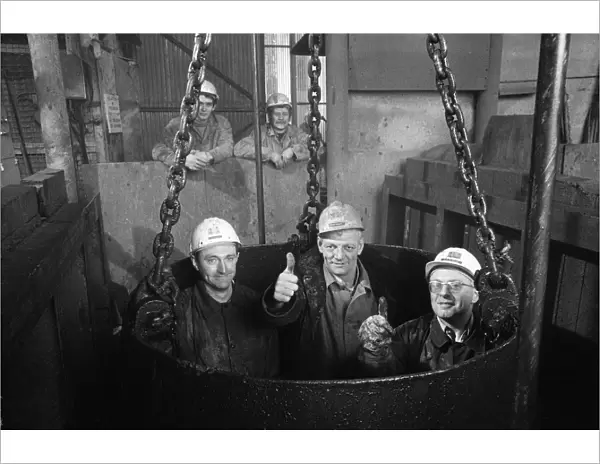 Shaft sinking record at Boulby Mine. 1971