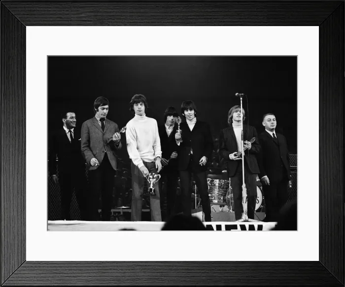 Framed Print : New Musical Express Poll Winners pop concert at Empire Pool Wembley, 1965