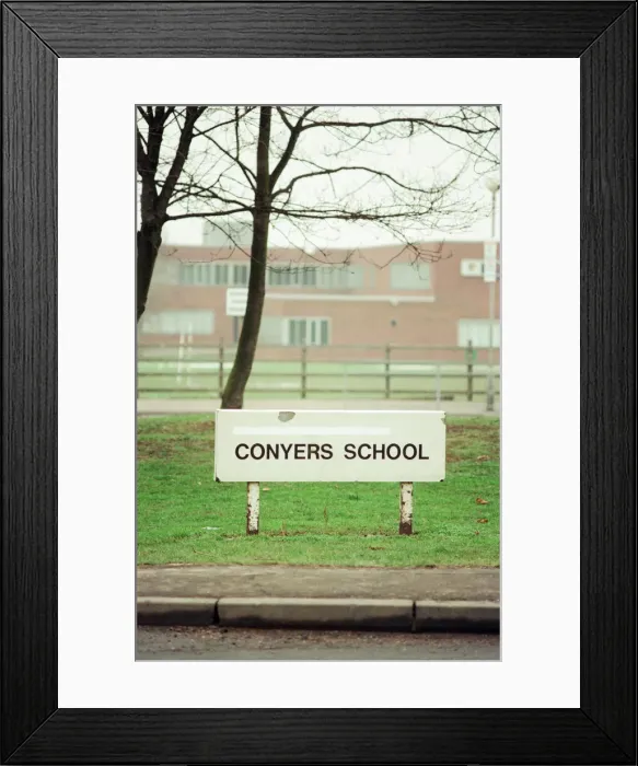 Framed Print : Conyers School, Green Lane, Yarm, Stockton on Tees, 11th January 1997 Framed Print : Conyers School, Green Lane, Yarm, Stockton on Tees, 11th January 1997