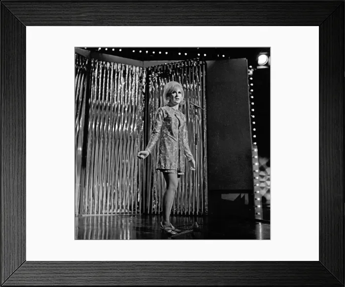Framed Print : Dusty Springfield performing at the rehearsals for Top of the Pops at the BBC Framed Print : Dusty Springfield performing at the rehearsals for Top of the Pops at the BBC