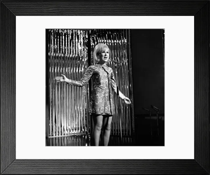 Framed Print : Dusty Springfield performing at the rehearsals for Top of the Pops at the BBC Framed Print : Dusty Springfield performing at the rehearsals for Top of the Pops at the BBC