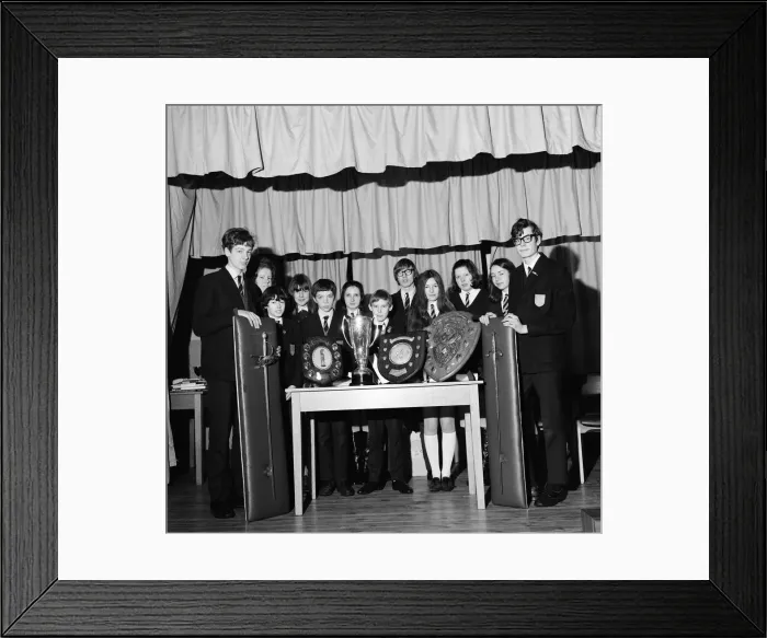 Framed Print : Speech day at Richard Hind School, Stockton. 1971 Framed Print : Speech day at Richard Hind School, Stockton. 1971