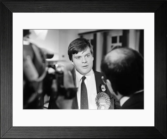 Framed Print : Bootle By-election 1990, Merseyside, 8th November 1990. Won by Labour Party, Joe Benton Framed Print : Bootle By-election 1990, Merseyside, 8th November 1990. Won by Labour Party, Joe Benton