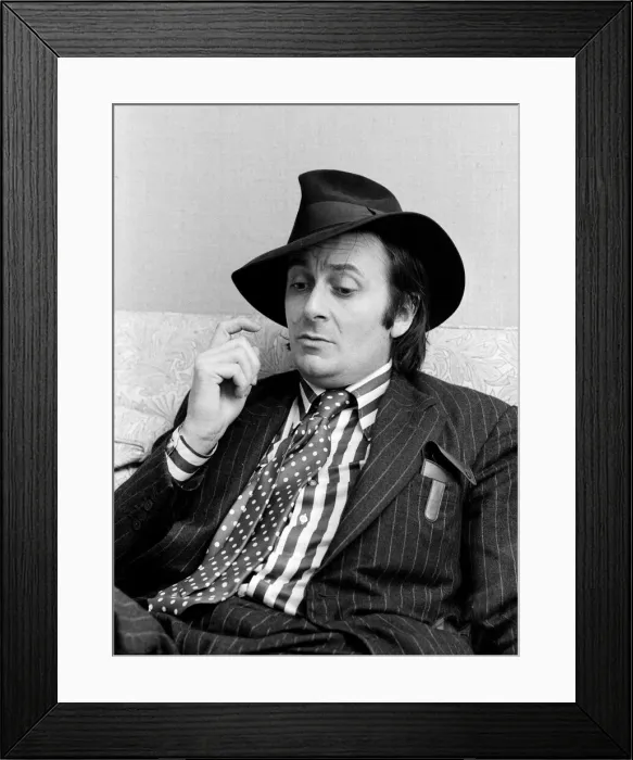 Framed Print : Barry Humphries, Australian actor and Private Eye strip writer