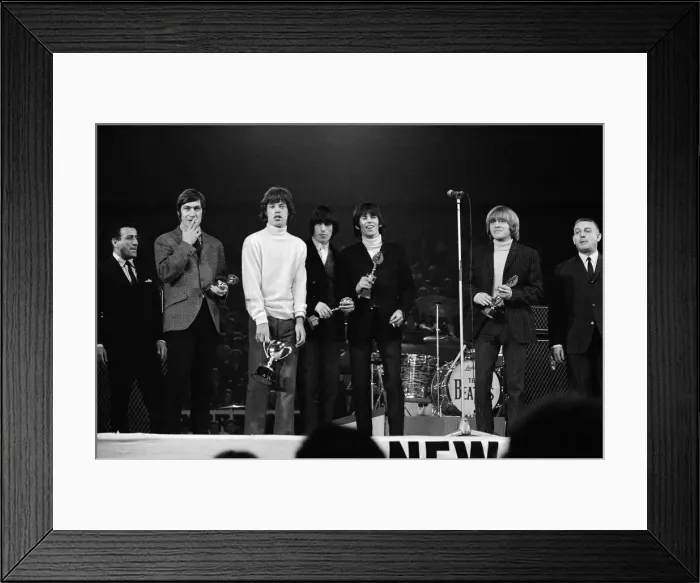 Framed Print : New Musical Express Poll Winners pop concert at Empire Pool Wembley, 1965