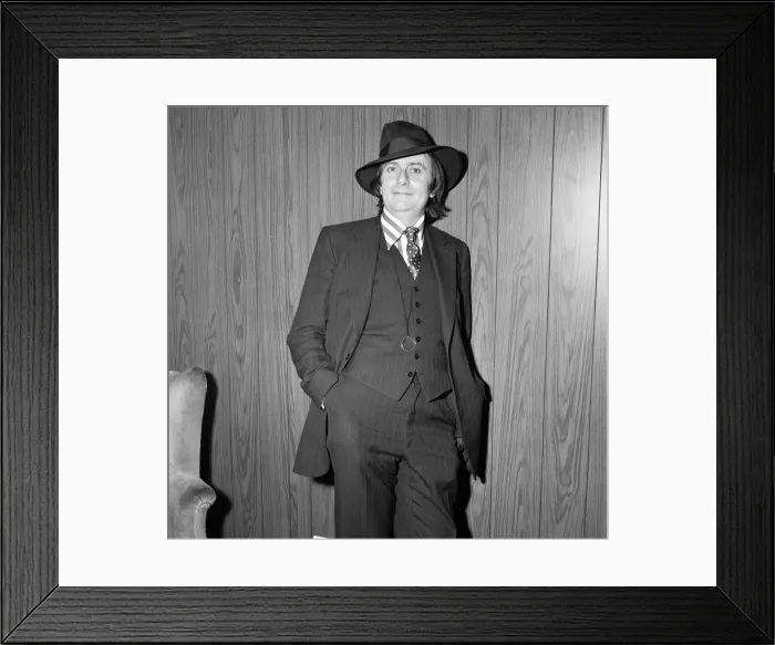 Framed Print : Barry Humphries. 4th October 1973 Framed Print : Barry Humphries. 4th October 1973