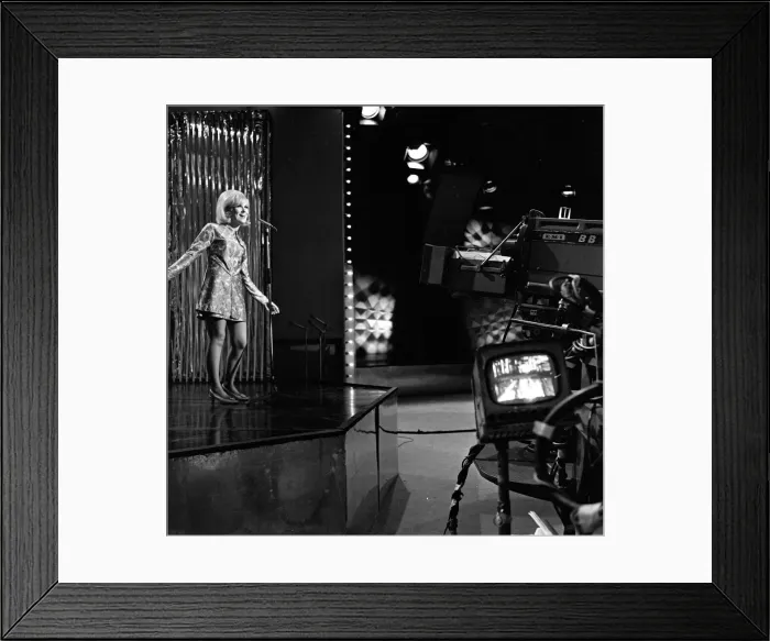 Framed Print : Dusty Springfield performing at the rehearsals for Top of the Pops at the BBC Framed Print : Dusty Springfield performing at the rehearsals for Top of the Pops at the BBC