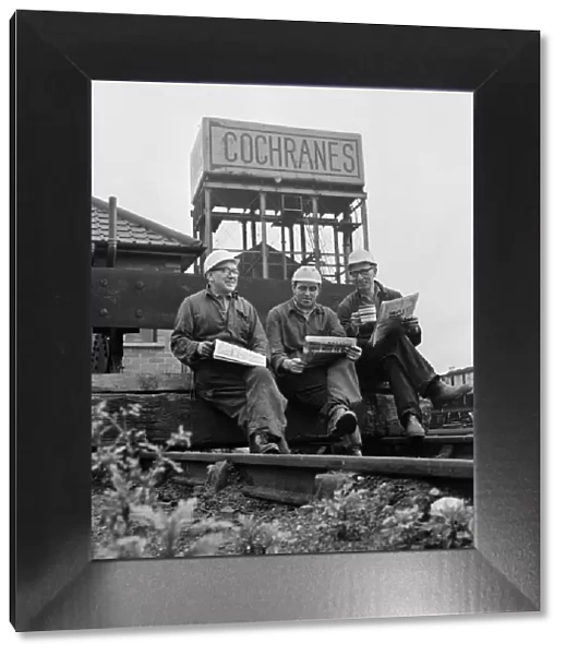 The closure of Cochranes, Middlesbrough. 1971