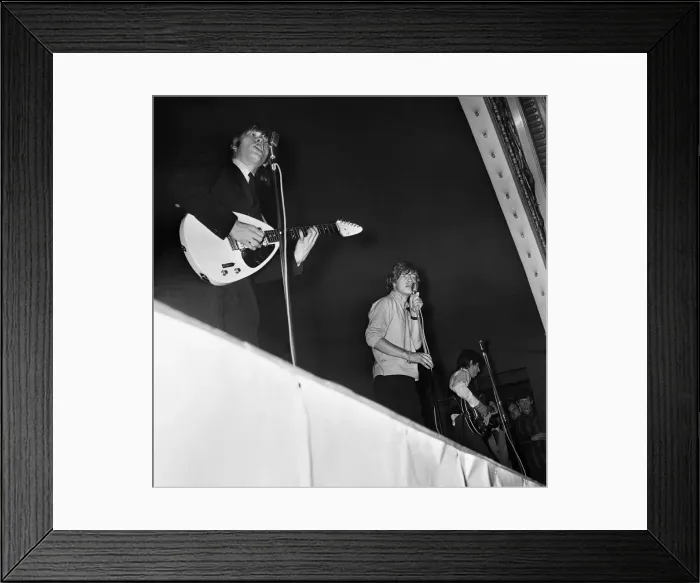Framed Print : The Rolling Stones performing at The Tower Ballroom, New Brighton Framed Print : The Rolling Stones performing at The Tower Ballroom, New Brighton
