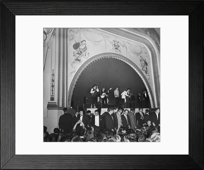 Framed Print : The Rolling Stones performing at The Tower Ballroom, New Brighton