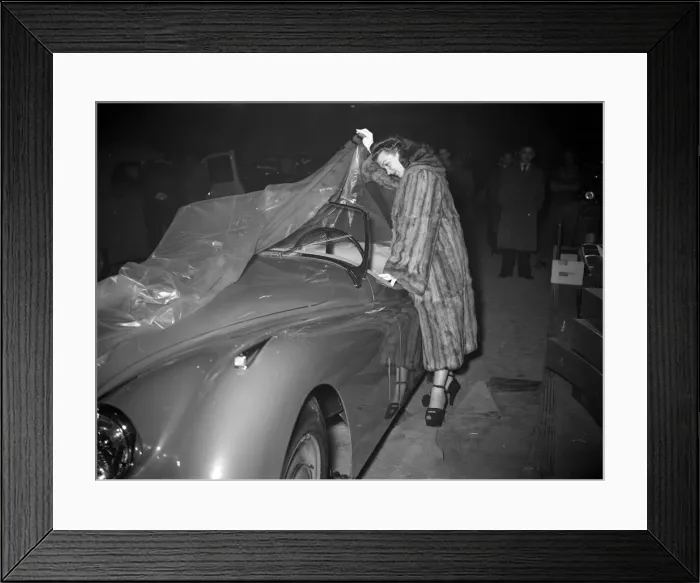 Framed Print : British International Motor Show, held at Earls Court, London, 17th to 27th October 1951