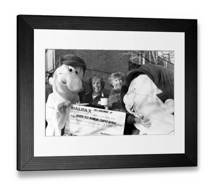 Framed Print : Staff at the Tetley Tea factory, Eaglescliffe, raised more than &pound