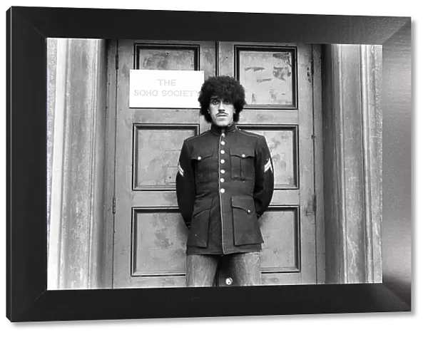 Phil Lynott, singer and bass player with the rock group Thin Lizzy