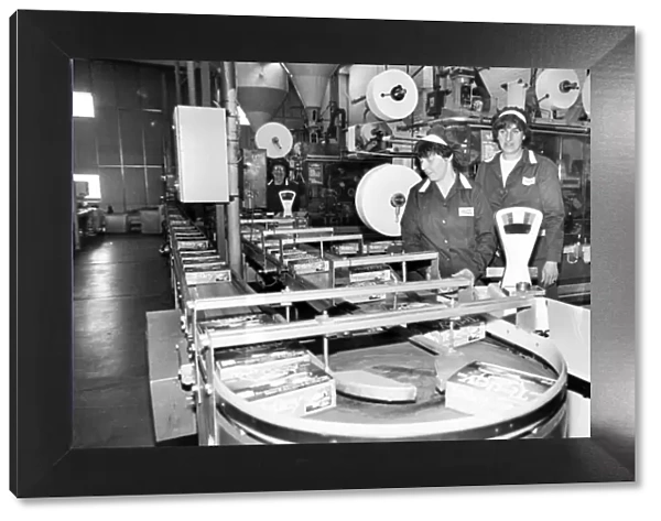 Millions of tea bags go through the machine at the Tetley Tea factory, Eaglescliffe