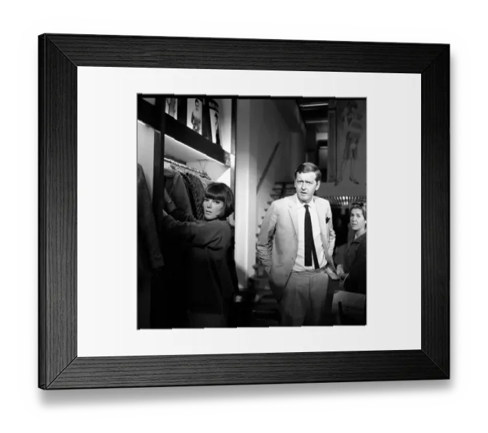 Framed Print : Mary Quant, fashion designer and expert, pictured with her husband Alexander Framed Print : Mary Quant, fashion designer and expert, pictured with her husband Alexander