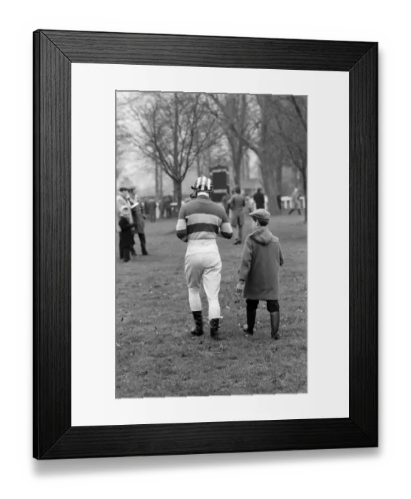 Framed Print : Horse racing at Windsor. 4th January 1972 Framed Print : Horse racing at Windsor. 4th January 1972