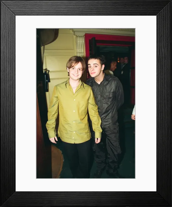 Framed Print : PJ and Duncan seen at an event in London. PJ and Duncan went on to rename