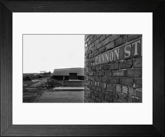 Framed Print : Cannon Street, Middlesbrough, 30th October 1974 Framed Print : Cannon Street, Middlesbrough, 30th October 1974