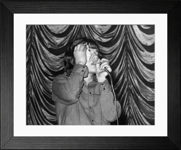Framed Print : Rolling Stones pop group performing in concert at the ABC Theatre in Stockton On Tees Framed Print : Rolling Stones pop group performing in concert at the ABC Theatre in Stockton On Tees