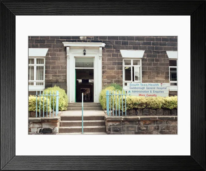 Framed Print : Guisborough General Hospital. 10th July 1996 Framed Print : Guisborough General Hospital. 10th July 1996