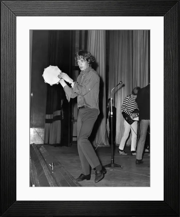 Framed Print : Rolling Stones pop group performing in concert at the ABC Theatre in Stockton On Tees Framed Print : Rolling Stones pop group performing in concert at the ABC Theatre in Stockton On Tees