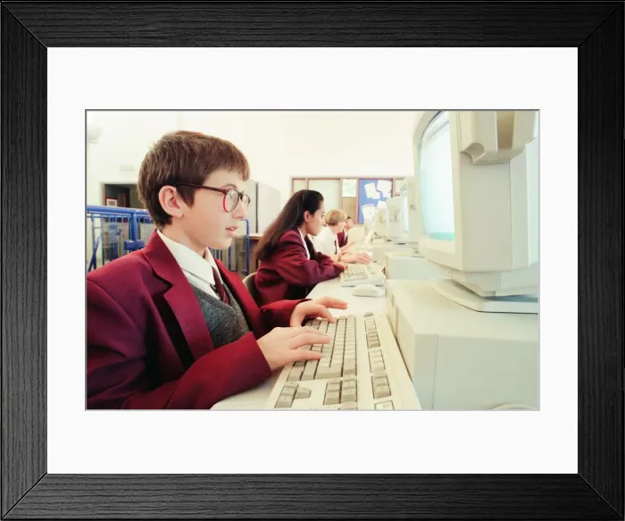Framed Print : Macmillan Academy, Middlesbrough, North Yorkshire, England, 7th October 1996 Framed Print : Macmillan Academy, Middlesbrough, North Yorkshire, England, 7th October 1996