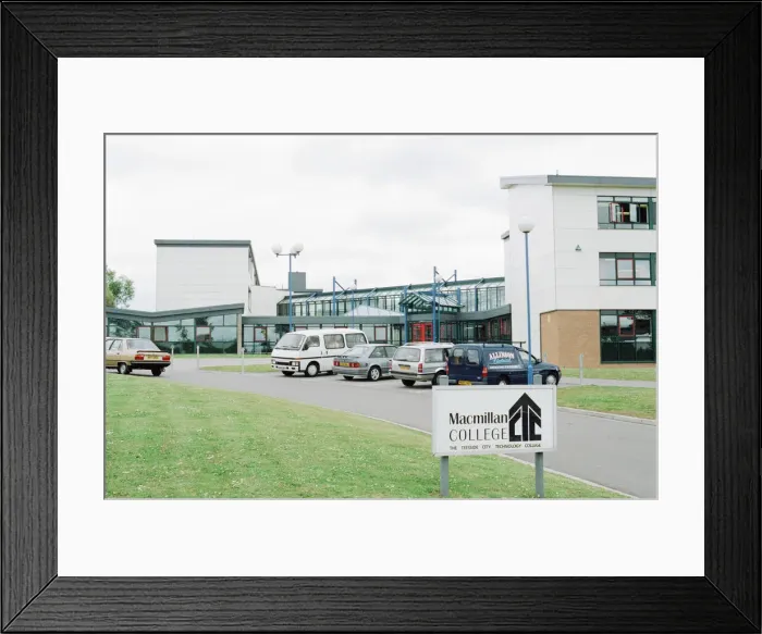 Framed Print : Macmillan Academy, Middlesbrough, North Yorkshire, England, 15th July 1991 Framed Print : Macmillan Academy, Middlesbrough, North Yorkshire, England, 15th July 1991