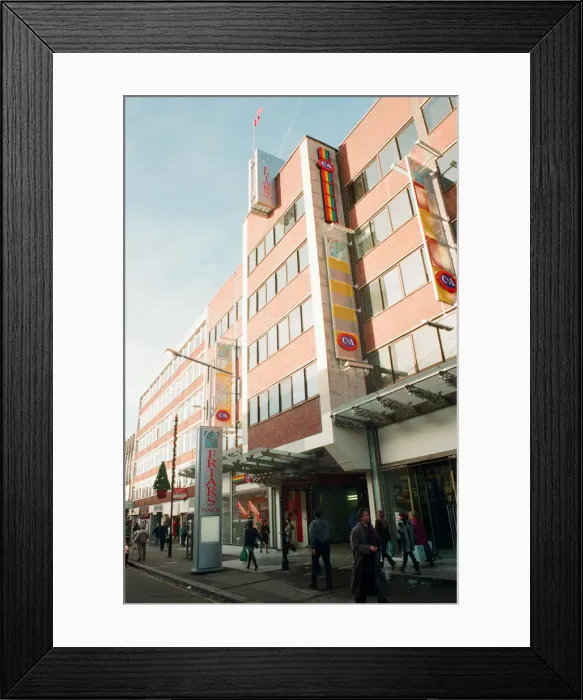 Framed Print : Friars Walk Shopping Centre, Official Re-opening, 20th December 1995. C&A Store Framed Print : Friars Walk Shopping Centre, Official Re-opening, 20th December 1995. C&A Store