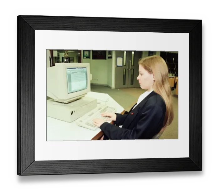 Framed Print : Macmillan Academy, Middlesbrough, North Yorkshire, England, 1st December 1995 Framed Print : Macmillan Academy, Middlesbrough, North Yorkshire, England, 1st December 1995