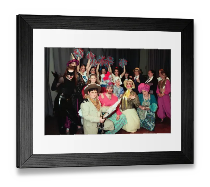 Framed Print : St Davids School, Middlesbrough are presenting a pantomime