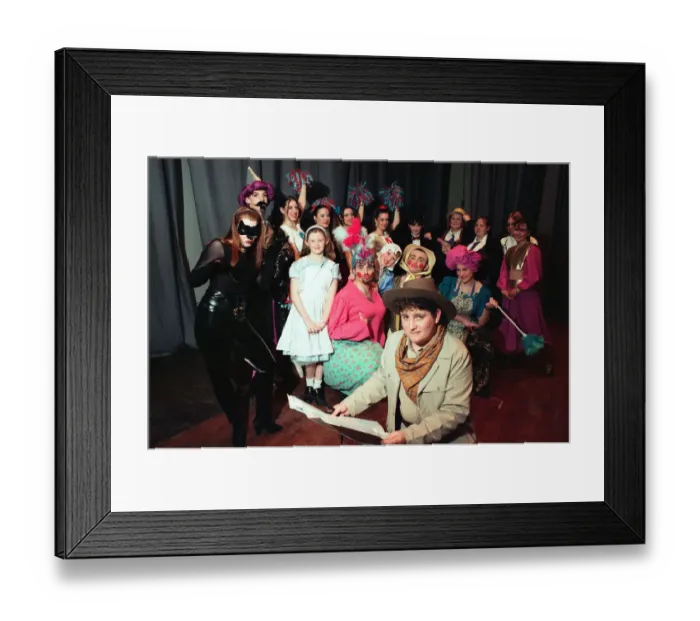 Framed Print : St Davids School, Middlesbrough are presenting a pantomime
