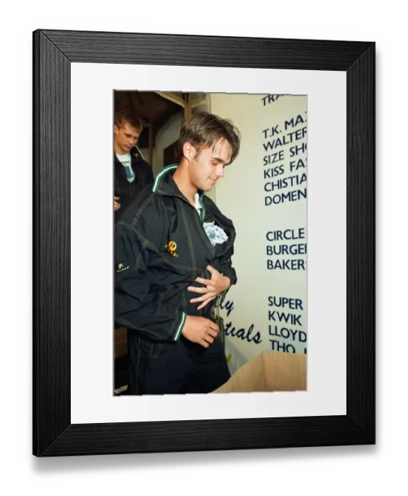 Framed Print : Reading FC footballers play Grab a Grand. 13th April 1995 Framed Print : Reading FC footballers play Grab a Grand. 13th April 1995