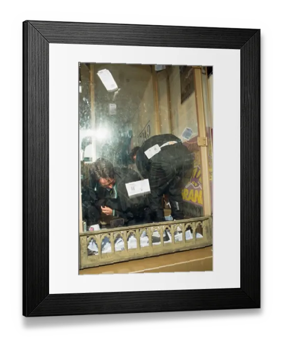Framed Print : Reading FC footballers play Grab a Grand. 13th April 1995