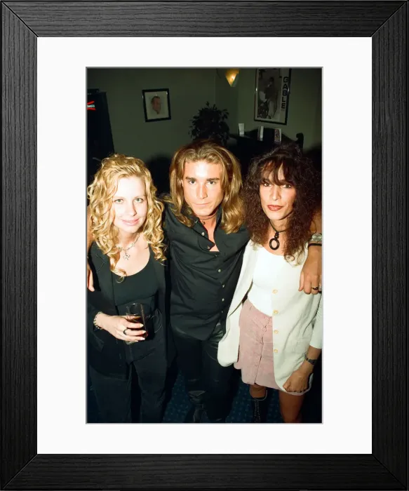 Framed Print : Baywatch actor Json Simmonds visits Nue Valbonne Nightclub, Reading. 16th April 1995 Framed Print : Baywatch actor Json Simmonds visits Nue Valbonne Nightclub, Reading. 16th April 1995