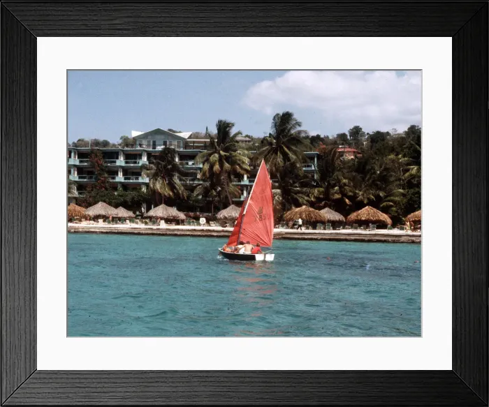 Framed Print : Mirror Dinghy at Montego Bay Jamaica 1969 MSI Framed Print : Mirror Dinghy at Montego Bay Jamaica 1969 MSI