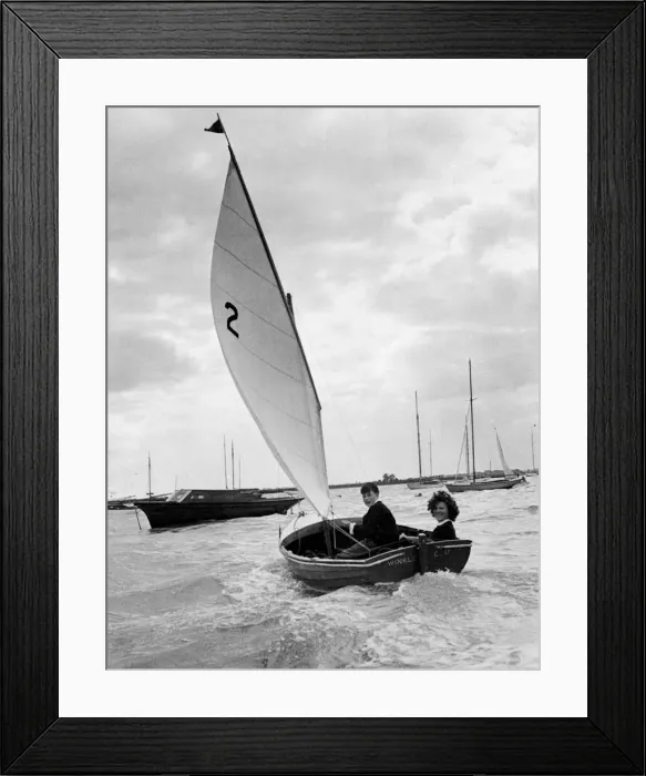 Framed Print : Simon Tooth aged 14 and Jeanette Meakin aged 18 members of the Corinthian Otters Framed Print : Simon Tooth aged 14 and Jeanette Meakin aged 18 members of the Corinthian Otters