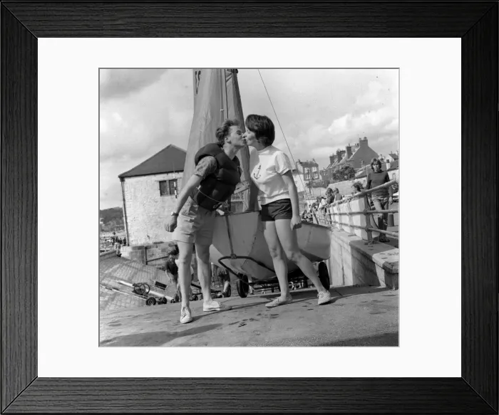 Framed Print : Mirror Dinghy August 1964 Mirror Dinghy National Campionships at Plymouth Framed Print : Mirror Dinghy August 1964 Mirror Dinghy National Campionships at Plymouth