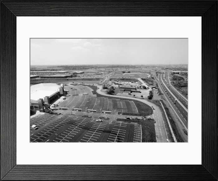Framed Print : Views from the Leisure Park Tower, completed today, when TDC chairman Ron Norman fixed Framed Print : Views from the Leisure Park Tower, completed today, when TDC chairman Ron Norman fixed