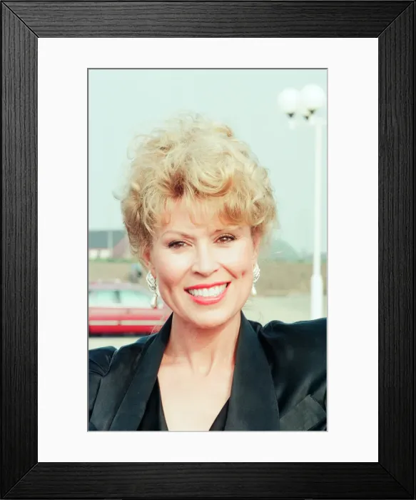 Framed Print : Leslie Easterbrook, actress, best known for her role as Officer Debbie Callahan in