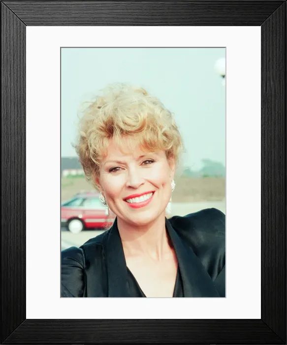 Framed Print : Leslie Easterbrook, actress, best known for her role as Officer Debbie Callahan in Framed Print : Leslie Easterbrook, actress, best known for her role as Officer Debbie Callahan in
