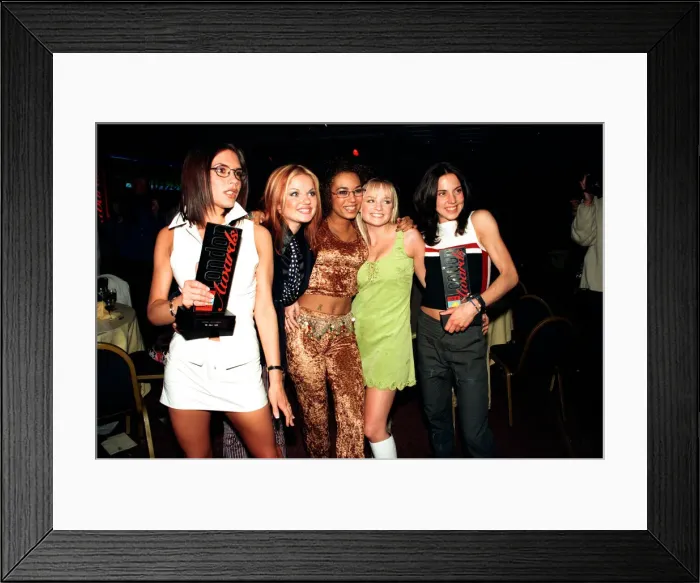 Framed Print : The Spice Girls at The Capital Awards in London. Left to right Posh Spice Framed Print : The Spice Girls at The Capital Awards in London. Left to right Posh Spice