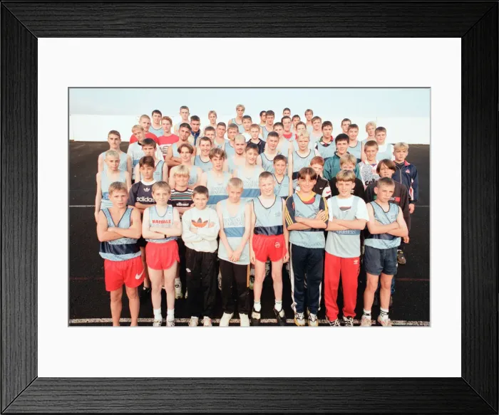 Framed Print : Mandale Harriers Athletics Team, 1st September 1998 Framed Print : Mandale Harriers Athletics Team, 1st September 1998