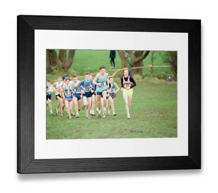 Framed Print : NECa Annual mens and womens cross country championships at Acklam Grange School, Acklam