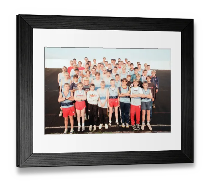 Framed Print : Mandale Harriers Athletics Team, 1st September 1998 Framed Print : Mandale Harriers Athletics Team, 1st September 1998