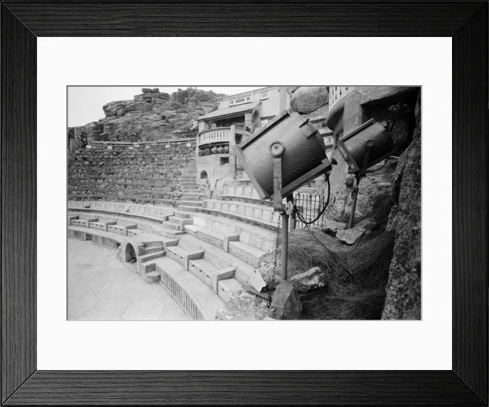 Framed Print : Minack Theatre, Porthcurno, Cornwall. September 1968 Framed Print : Minack Theatre, Porthcurno, Cornwall. September 1968