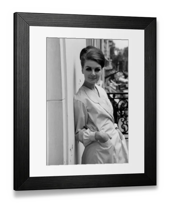 Framed Print : Arlene Underwood who will be modelling with Lanvin. This photo shoot is for a feature by