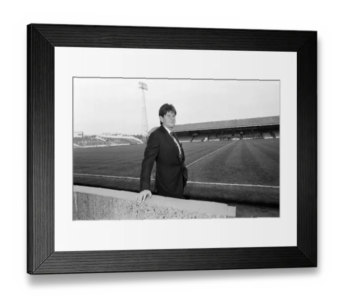 Framed Print : John Madejski, the new Chairman of Reading Football Club. 1st December 1990
