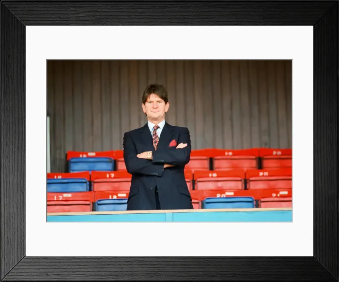 Framed Print : John Madejski, the new Chairman of Reading Football Club. 1st December 1990 Framed Print : John Madejski, the new Chairman of Reading Football Club. 1st December 1990